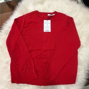MM Lafleur Vibrant Red Crewneck Sweater